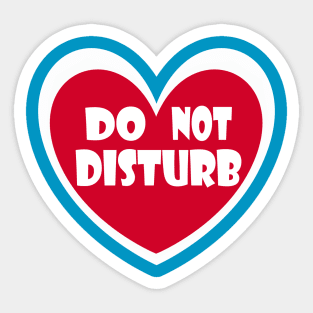 Do Not Disturb Sticker